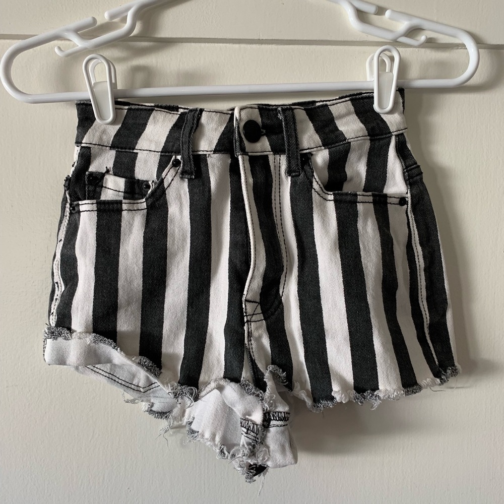 Urban Outfitters BDG Striped High Rise Shorts